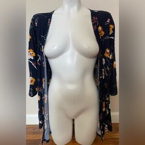 Maurice’s Blue Floral Cardigan